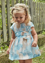 Cargar imagen en el visor de la galería, Mayoral Toddler Girl Blue Floral Dress
