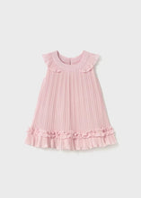 Load image into Gallery viewer, Mayoral Baby Girl Pink Pleated Dress
