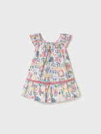 Mayoral Baby Girl Pink Garden Dress