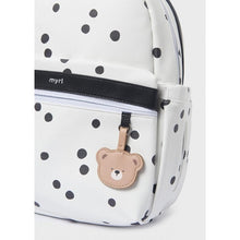 Cargar imagen en el visor de la galería, Mayoral 2pc Polka Dots Backpack Diaper Bag &amp; Changing Pad
