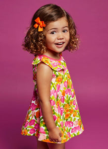 Mayoral Baby Girl Floral Magenta Dress