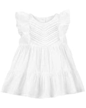 Cargar imagen en el visor de la galería, OshKosh Baby Girl White Dress
