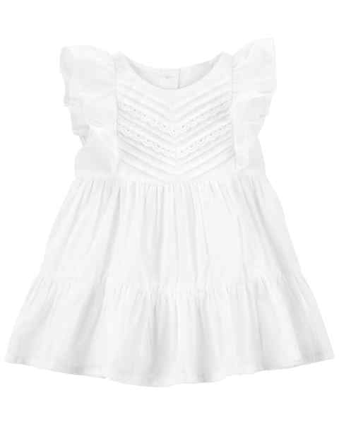 OshKosh Baby Girl White Dress