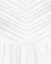 Cargar imagen en el visor de la galería, OshKosh Baby Girl White Dress
