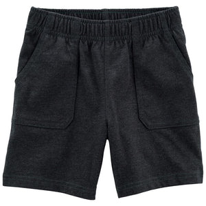 OshKosh Toddler Boy Dark Grey Pull On Soft Shorts