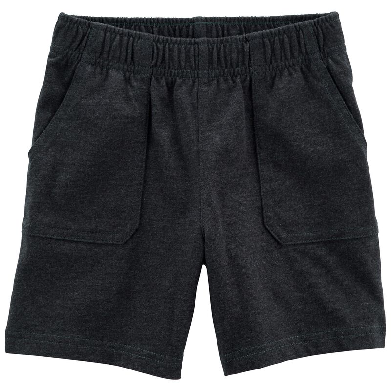 OshKosh Toddler Boy Dark Grey Pull On Soft Shorts