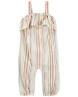 Carter's Baby Girl Stiped Ruffle Jumpsuit
