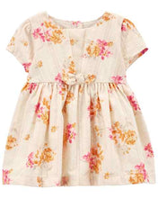 Carregar imagem no visualizador da galeria, OshKosh Baby Girl Painted Floral Print Dress
