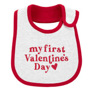 Carter's Baby Neutral Bibs - My First Valentine's Day