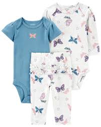 Carter's 3pc Baby Girl Butterfly Set