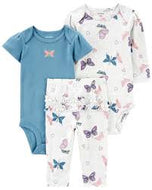 Carter's 3pc Baby Girl Butterfly Set