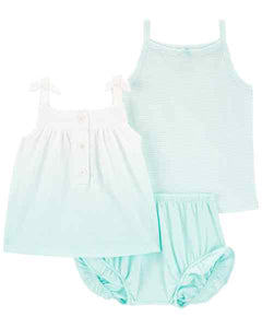 Carter's 3pc Baby Girl Ombre Set