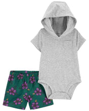 Cargar imagen en el visor de la galería, Carter&#39;s 2pc Baby Boy Polo Bodysuit &amp; Shorts Set
