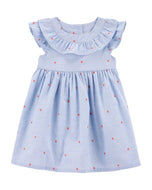 OshKosh Baby Girl Blue Heart Dress