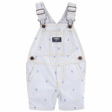 Carregar imagem no visualizador da galeria, OshKosh Baby Boy Anchor Print Canvas Shortalls
