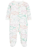 Carter's Baby Girl Sea Animals Zip-Up Footie Coverall Sleepwear