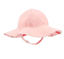 Cargar imagen en el visor de la galería, Carter&#39;s Baby Girl Strawberry Reversible Sun Hat
