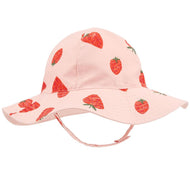 Carter's Baby Girl Strawberry Reversible Sun Hat