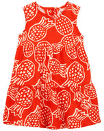 Carter's Baby Girl Pineapple Sleeveless Dress