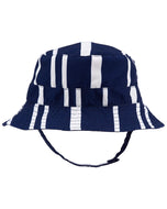 Carter's Baby Boy Navy/ White Striped Reversible Swim Bucket Hat