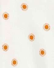 Cargar imagen en el visor de la galería, Carter&#39;s 2pc Baby Girl Sunflower Zip-Up Footie Coverall Sleepwear Set
