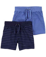 Carter's 2pc Baby Boy Navy/ Blue Shorts Set