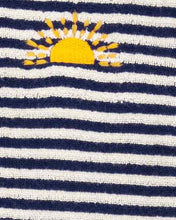 Afbeelding in Gallery-weergave laden, Carter&#39;s Baby Boy Navy Striped Terry Snap-Up Footie Coverall Sleepwear
