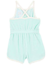 Load image into Gallery viewer, Carter&#39;s Baby Girl Blue Terry Romper
