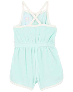 Carter's Baby Girl Blue Terry Romper