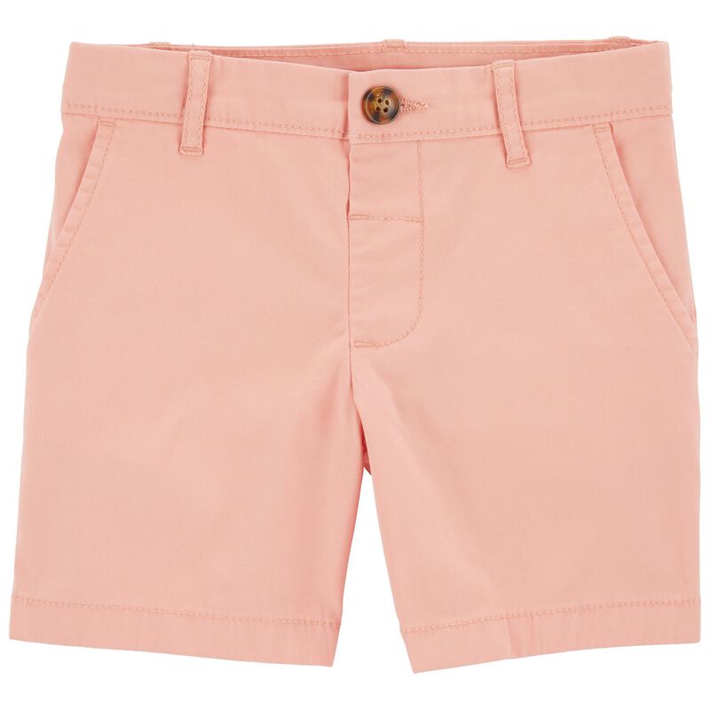 Carter's Baby Boy Pink Chino Shorts