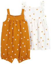 Afbeelding in Gallery-weergave laden, Carter&#39;s 2pc Baby Girl Sun Romper/ Dress Set
