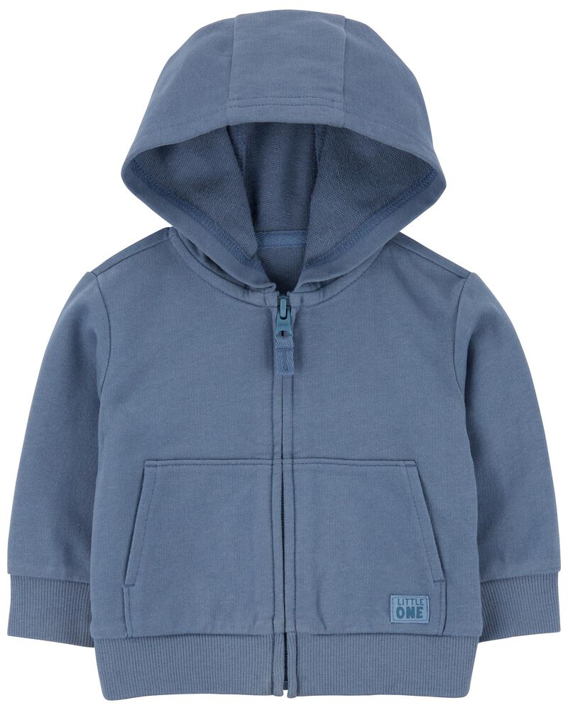 Carter's Baby Boy Navy Zip-Up French Terry Hoodie