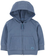 Carter's Baby Boy Navy Zip-Up French Terry Hoodie