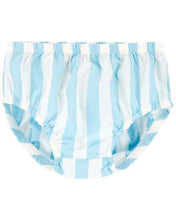Carregar imagem no visualizador da galeria, Carter&#39;s Baby Girl Blue White Striped Dress
