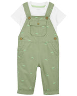Carter's 2pc Baby Boy Tee & Chameleon Coverall Set
