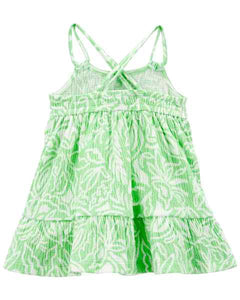 Carter's Baby Girl Green Dress Set