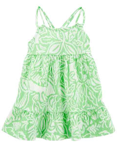 Carter's Baby Girl Green Dress Set