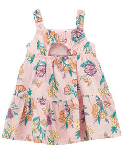 Carter's Baby Girl Pink Floral Dress Set