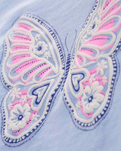 Load image into Gallery viewer, Carter&#39;s 2pc Baby Girl Blue Butterfly Top and Shorts Set
