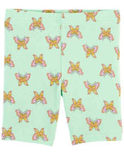 Carregar imagem no visualizador da galeria, Carter&#39;s Baby Girl Butterfly Print Bike Shorts
