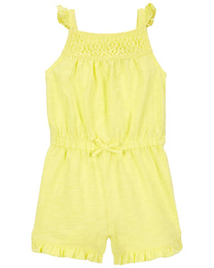 Carter's Baby Girl Yellow Romper