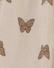 Cargar imagen en el visor de la galería, Carter&#39;s Baby Girl Brown Butterflies Jumpsuit
