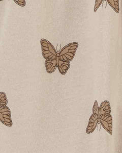 Carter's Baby Girl Brown Butterflies Jumpsuit