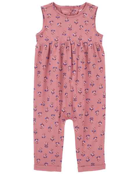 Carter's Baby Girl Floral Jumpsuit