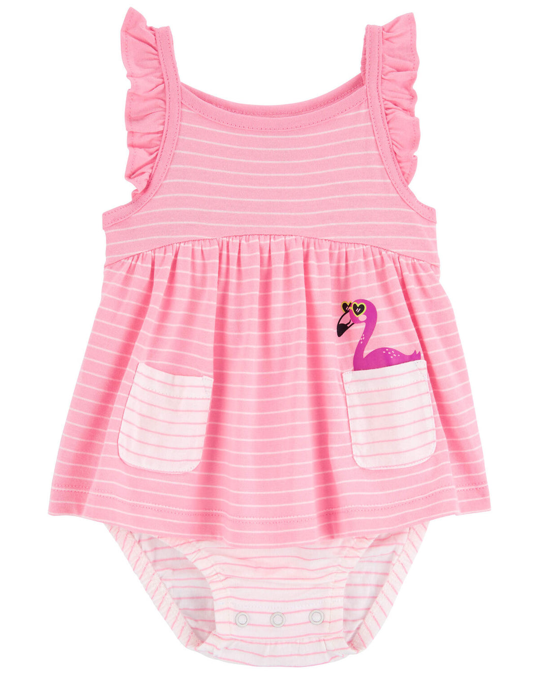 Carter's Baby Girl Flamingo Sunsuit