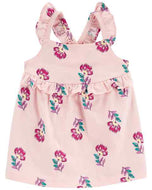 Carter's Baby Girl Pink Floral Dress Set