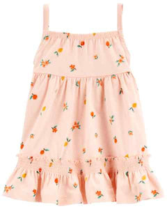 Carter's Baby Girl Orange Fruit Dress Set