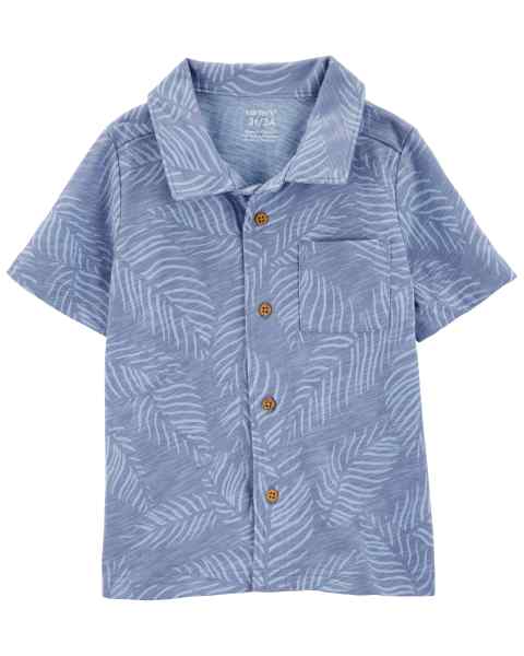 Carter's Baby Boy Leaves Print Polo