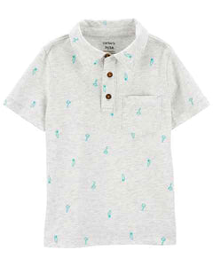 Carter's Baby Boy Grey Beach Polo