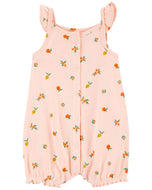 Carter's Baby Girl Orange Fruit Tank Romper